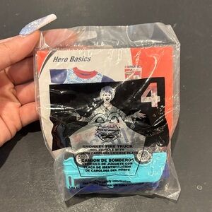 McDonalds Happy Meal Toy 2002 Hero Basics Snorkel Fire Truck Toy Matchbox Cars